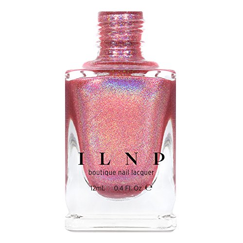 Product Cover ILNP Kiss And Tell - Flamingo Pink Ultra Holographic Nail Polish
