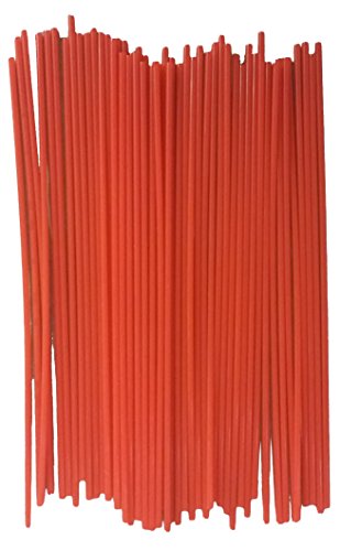 Product Cover JQuad (50 Pack) Aerosol Spray Can Red Plastic Straws - Tip Extension Tubes for Automotive Lubricant, Cleaner, Penetrating Oil