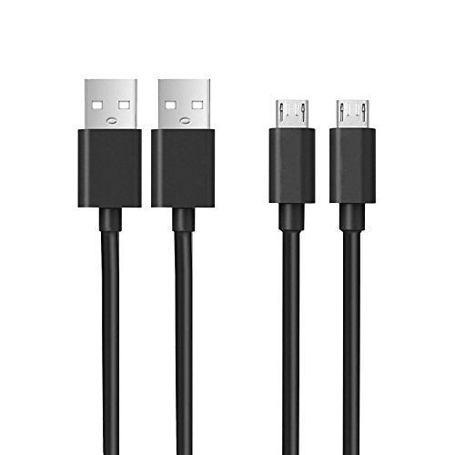 Product Cover Kindle fire Charger Cord Replacement Extra Long Compatible Amazon Fire Tablet HD HDx, Fire HD 8, Fire 7 10&Kids Edition, Fire TV Stick/All New Fire TV Pendant, E-Readers, 2PACK 6FT USB Charging Cable