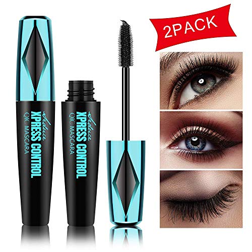 Product Cover Zdu 4D Silk Fiber Eyelash Mascara Extension Makeup Black Cold Waterproof Kit Eye Lashes