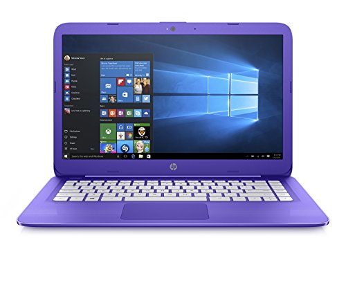 Product Cover HP Stream 14-inch Laptop, Intel Celeron N4000 Processor, 4 GB RAM, 64 GB eMMC, Windows 10 S with Office 365 Personal for One Year (14-cb180nr, Purple)