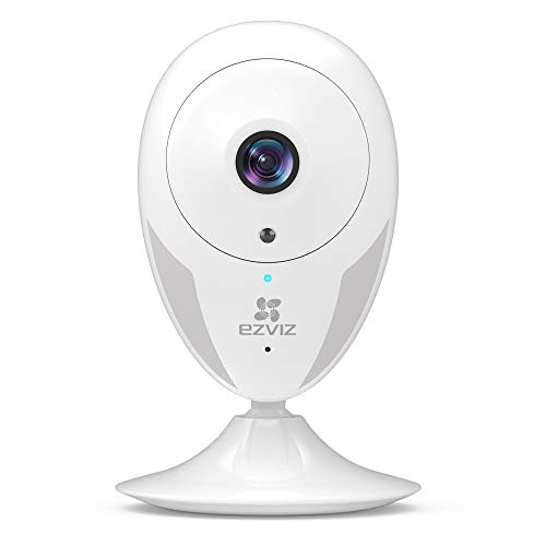 Product Cover EZVIZ Indoor Wi-Fi Security Camera HD IPC Compatible with Alexa Google Home IFTTT 2.4G WiFi 25ft Night Vision Motion Detection Alert Baby/Pet Monitoring 111° Wide Angle Two-Way Audio White CTQ2C
