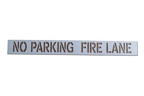 Product Cover Curb-N-Sign NO Parking FIRE Lane Stencil (1 Stencil)