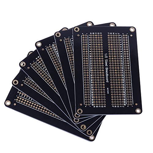 Product Cover Cylewet 6Pcs Solderable Half-Sized Breadboard PCB Proto Board for Arduino (Pack of 6) CYT1101
