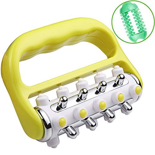 Product Cover Elfirly Fascia and Anti Cellulite Roller Massager Muscle Roller Fat Blasting Release Mini Trigger Point Deep Tissue Myofascial Release Tool Body Massager for Men and Women