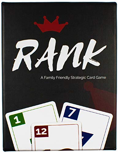 Product Cover Rank Card Game | Family Fun Strategy Card Game, Challenge Friends and Become King | A Great New Entertaining & Competitive Card Game