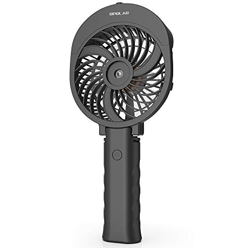 Product Cover OPOLAR Misting Handheld Fan Foldable, Personal Small Desk Table Fan with USB Rechargeable Battery Operated Mini Portable Fan for Office Outdoor Household Traveling