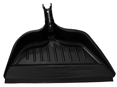 Product Cover Edward Tools Heavy Duty Plastic Dust Pan - Snap attachment to standard brooms - Rubber edge for easy sweep of small items
