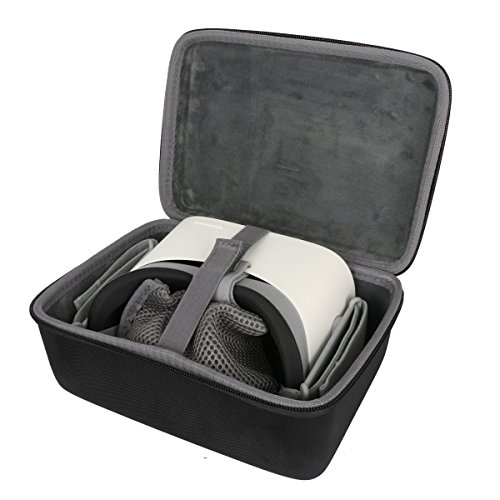 Product Cover co2crea Virtual Reality Headset Case for Oculus Go VR Wireless Headset - Fits Controller and Charger (Black Case)