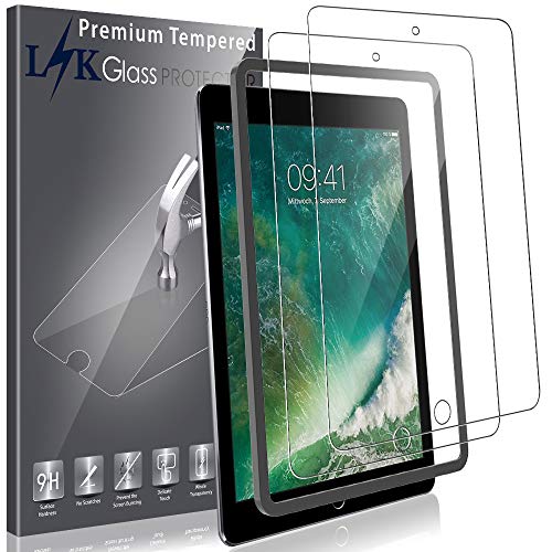 Product Cover LK [2 Pack Screen Protector for iPad Mini/iPad Mini 2 / iPad Mini 3 Tempered Glass 9H Hardness HD Clear, Case Friendly