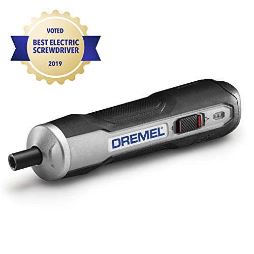 Product Cover Dremel GO-01 Powered Cordless Electric Screwdriver Set- Phillips, Flat, Hex Head- Precise Screw Driver- Automatic, Small, Portable - Integrated Rechargeable Battery with USB- Unique Christmas Gift