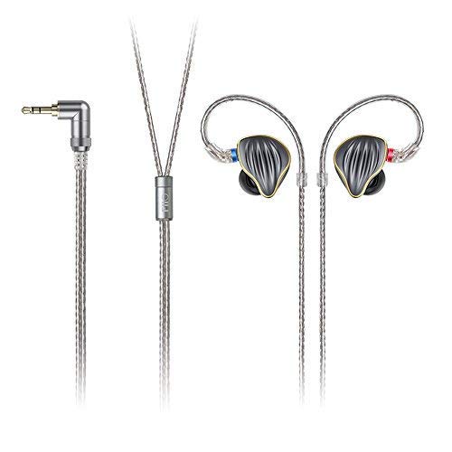 Product Cover FiiO FH5 Best Over The Ear Headphones/Earphones Detachable Cable Design HiFi Quad Driver Hybrid (1 Dynamic + 3 Knowles BA) in-Ear Monitors for iOS and Android Computer PC Tablet