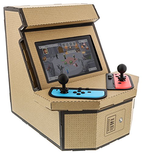Product Cover Nyko PixelQuest Arcade Kit - Constructible Arcade Kit with Customizable Pixel Art Sticker Kit and Arcade Stick Toppers for Nintendo Switch