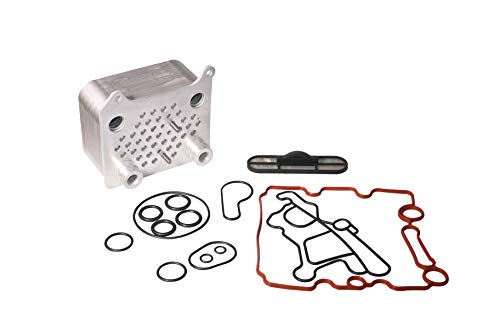 Product Cover Engine Oil Cooler Kit - Fits Ford Powerstroke 6.0L V8 F250, F-350, F450, F550 Super Duty, Excursion, E350, E-450 - Replaces Part 3C3Z 6A642 CA, 904228, 904-228, 015339, OCK388 - Viton Gasket Seal Kit