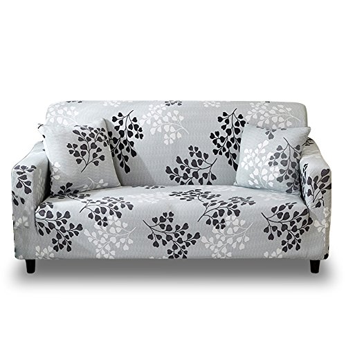 Product Cover HOTNIU Stretch Sofa Slipcover 1-Piece Polyester Spandex Fabric Couch Cover Chair Loveseat Furniture Protector Covers 1/2/3/4/ Seat Sofas (Sofa, Printed #3)