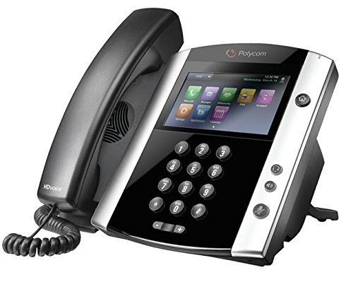 Product Cover Polycom VVX 600 2200-44600-025 16-Line Business Media Phone PoE (Renewed)