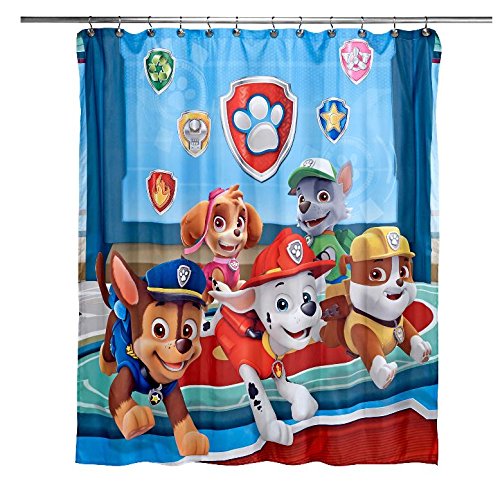Product Cover Paw Patrol Fabric Shower Curtain