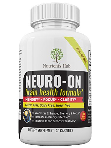 Product Cover Premium Brain Supplement, Brain Booster, Promotes Focus, Clarity, Memory & Brain Cognitive Function - Physician Formulated Mood Nootropic Stack with Ginkgo Biloba, St. John's Wort* - 30 Day Supply