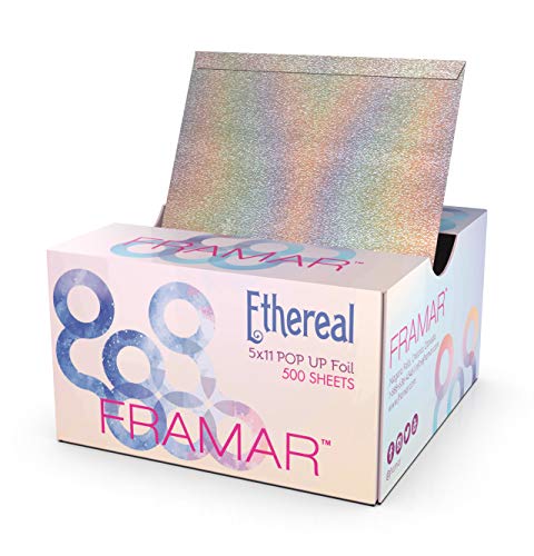 Product Cover Framar Ethereal Pop Up Hair Foil, Aluminum Foil Sheets, Hair Foils For Highlighting - 500 Foil Sheets