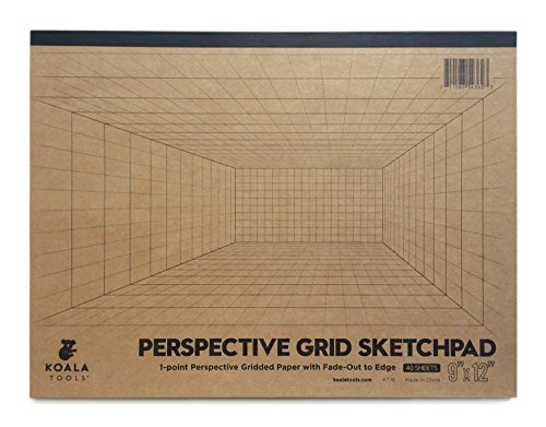 Product Cover Koala Tools | Room Grid (1-Point) Large Sketch Pad | 9