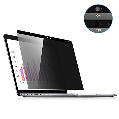 Product Cover MacBook Pro 13 Screen Privacy, Webcam Cover Slider - Magnetic Privacy Screen Compatible with MacBook Pro 13.3 inch(Late 2016-2019 Including Touch Bar Models)-Anti Glare[Easy On]