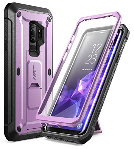 Product Cover SUPCASE Kickstand Rugged Case for Galaxy S9 Plus, with Built-in Screen Protector Shockproof Cover for Galaxy S9 Plus (Purple)
