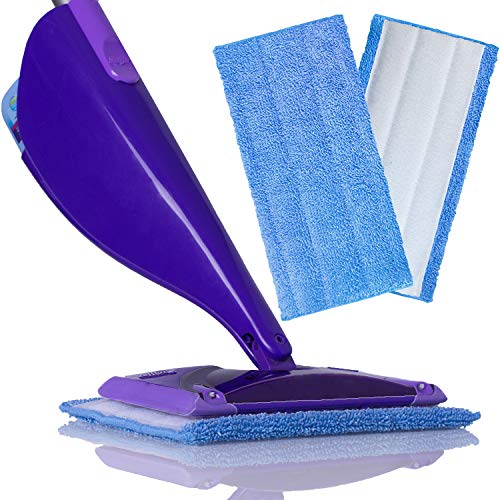 Product Cover Microfiber Mop Pads Compatible with Swiffer WetJet (2 Pack)