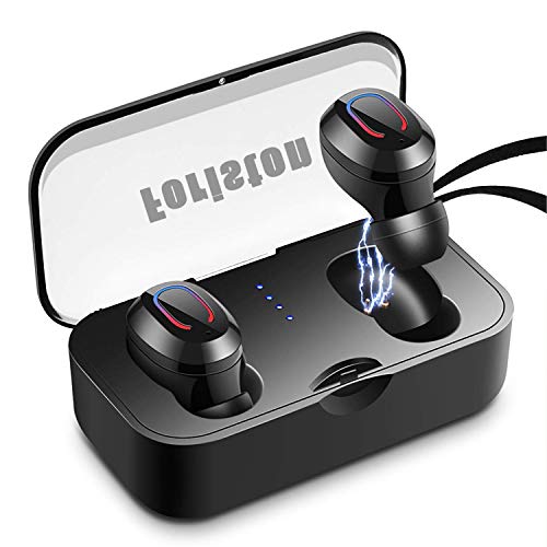 Product Cover Bluetooth Earbuds Headphones True Wireless Earphones with Mic 20 Hours Playtime Deep Bass Stereo Sound, Headphones for Running, Stereo Calls,IPX4 Waterproof