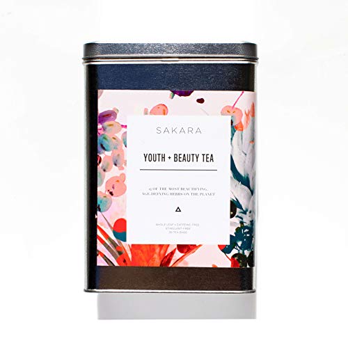 Product Cover Sakara Youth + Beauty Tea w/ 14 whole-leaf botanicals for ultimate radiance 30pk