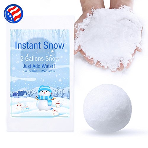 Product Cover Bigib Make 2 Gallons Fake Instant Snow Powder for Slime Supplies Cloud Slime Charms