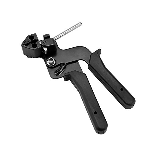 Product Cover Cable Tie Tool, Stainless Steel Fastening Cable Tie Gun Tensioner Cutter Tool Cutting Width within 12mm