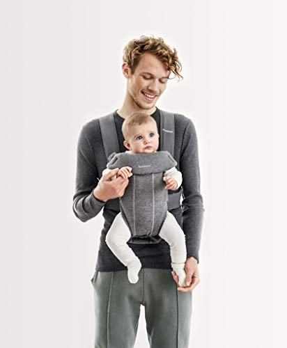 Product Cover BABYBJÖRN Baby Carrier Mini, 3D Jersey, Dark Gray