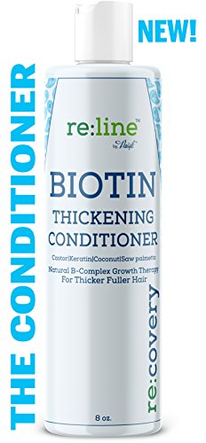 Product Cover Biotin Hair Growth Conditioner for Hair Loss Natural Thickening Volume Conditioner for Fine Hair Volumizing Deep Treatment for Thinning Color Treated Hair Sulfate Free with Castor Oil for Woman & Men