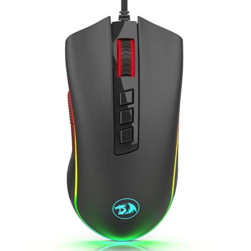 Product Cover Redragon M711-FPS Cobra FPS Optical Switch (LK) Gaming Mouse with 16.8 Million RGB Color Backlit, 24,000 DPI, 7 Programmable Buttons