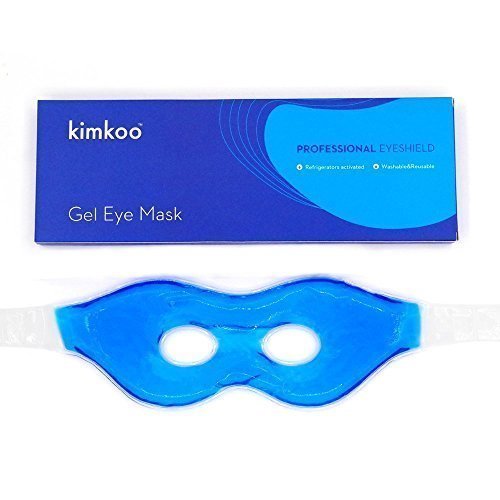 Product Cover Kimkoo Gel Eye Mask Cold Pads&Cool Compress for Puffy Eyes and Dry Eye,Cooling Eye Ice Masks Gel