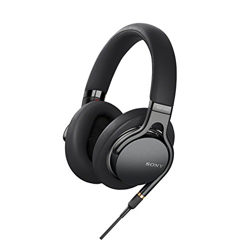 Product Cover Sony MDR1AM2 Wired High Resolution Audio Overhead Headphones, Black (MDR-1AM2/B) (Renewed)