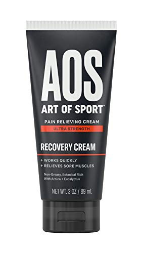 Product Cover Art of Sport Ultra Strength Recovery Cream, Pain Relief Cream with Arnica and Eucalyptus, for Back Pain, Joint Pain, Muscle Pain, Athlete-Engineered Formula, 3 oz