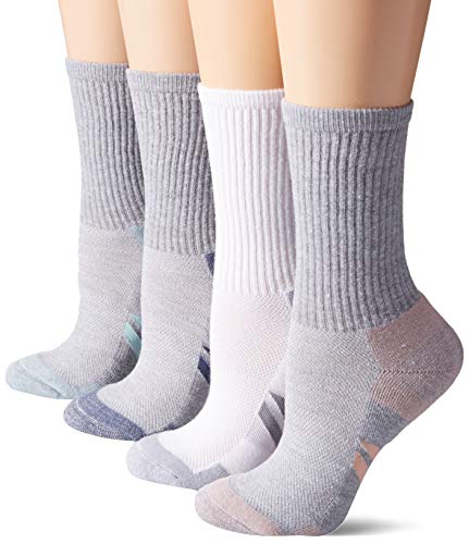 Product Cover Amazon Essentials Women's 6-Pack Performance Cotton Cushioned Athletic Crew Socks