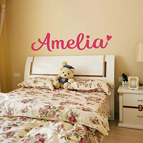 Product Cover Personalized Custom Name Vinyl Wall Decal Sticker for Girls