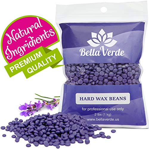 Product Cover Wax Beans 2.2lb - Hard Wax Beads for Hair Removal - Brazilian Eyebrow Home Body Wax for Men Women