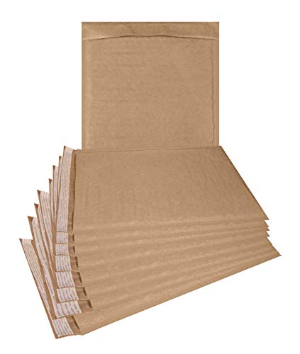 Product Cover Natural Kraft Bubble mailers 25 Pack 6x9 Padded Envelopes 6 x 9 Brown Cushion mailers. Kraft Paper mailing envelopes with Peel-N-Seel. Bubble Shipping Bags. Wholesale Price.