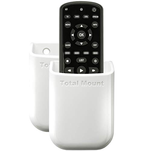 Product Cover TotalMount Universal Remote Holders (Quantity 2 - One Remote per Holder - White)