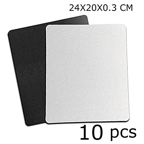 Product Cover 10pcs Blank Mouse Pad for Sublimation Transfer Heat Press Printing Crafts