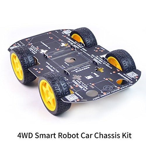 Product Cover 4WD Robot Chassis Kit with 4 TT Motor for Arduino/Raspberry Pi