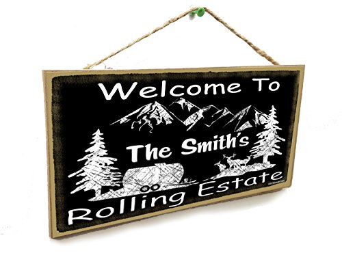 Product Cover Personalized Welcome to Your Name's Rolling Estate 5