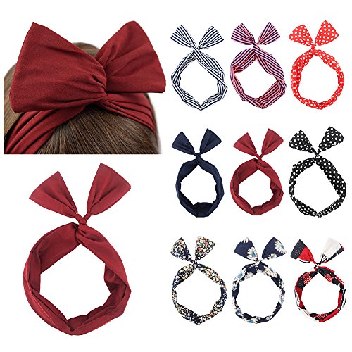 Product Cover Carede wist Bow Wire Headbands Wrap Hair Accessory Hairbands for Women and Girls