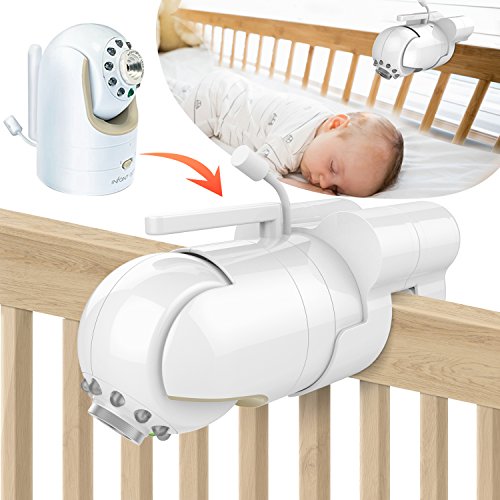 Product Cover Baby Monitor Mount Bracket for Infant Optics DXR-8 Baby Monitor, Featch Universal Baby Cradle Mount Holder for Infant Optics DXR-8(Infant Optics DXR-8 Not Included)