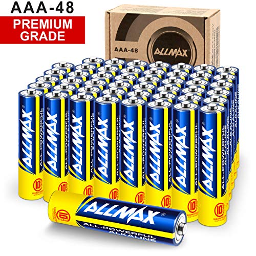 Product Cover ALLMAX All-Powerful Alkaline Batteries - AAA (48-Pack) - Premium Grade, Ultra Long-Lasting and Leak Proof with EnergyCircle Technology (1.5 Volt)
