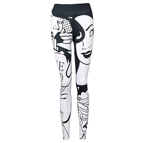Product Cover 2019 New Women's I Love Squats Print Leggings High Waist Yoga Pants Tummy Control Workout Pants by E-Scenery