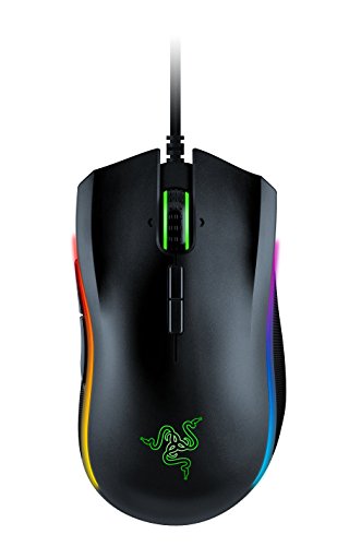 Product Cover Razer Mamba Elite Wired Gaming Mouse: 16,000 DPI Optical Sensor - Chroma RGB Lighting - 9 Programmable Buttons - Mechanical Switches